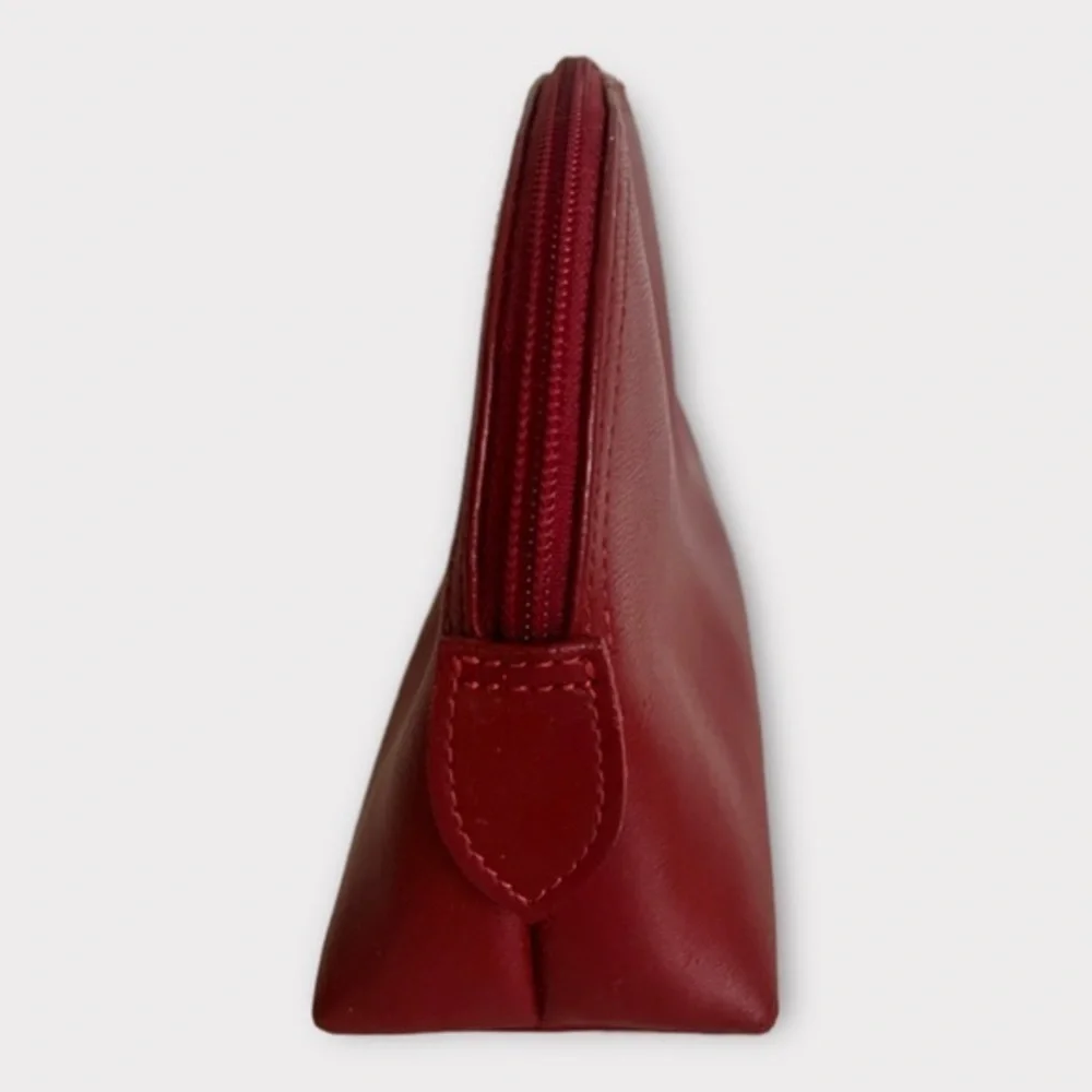 Leather Longchamp Makeup case